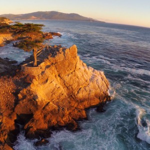 17-mile drive aerial photography via gopro drone in 4k